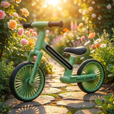 Rowerek biegowy Trike Fix Glow LED zielony