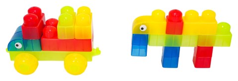 Zestaw Miękkich Żelowych Klocków 37el.