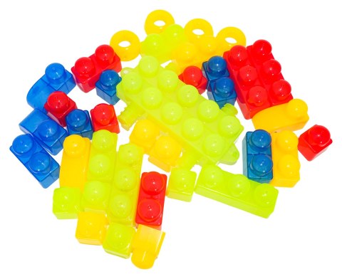 Zestaw Miękkich Żelowych Klocków 37el.