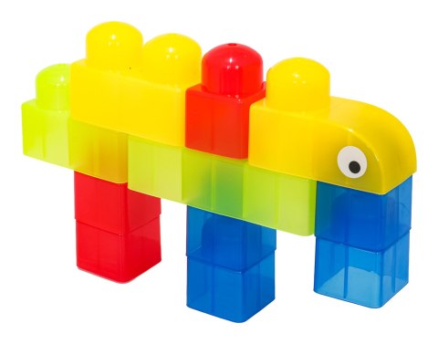 Zestaw Miękkich Żelowych Klocków 82el. + Kuferek