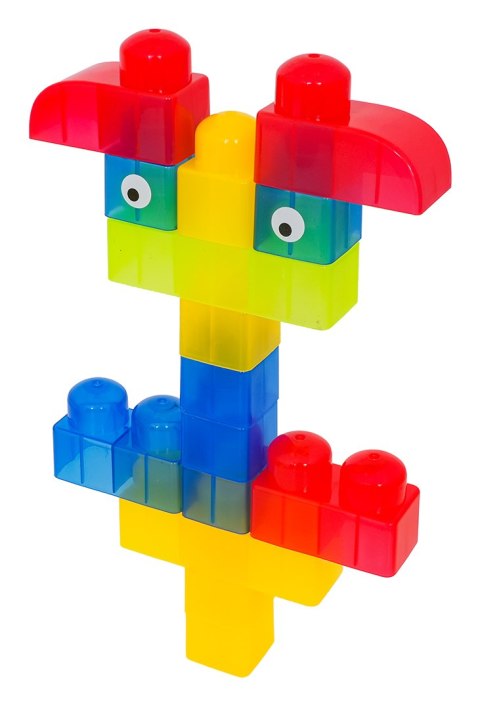 Zestaw Miękkich Żelowych Klocków 82el. + Kuferek