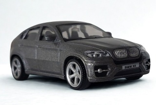 BMW X6 Samochód Die-Cast 1:43 auto dla kolekcjonera i dziecka grafit