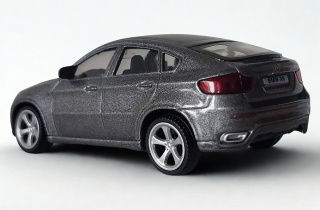 BMW X6 Samochód Die-Cast 1:43 auto dla kolekcjonera i dziecka grafit