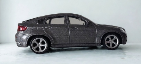 BMW X6 Samochód Die-Cast 1:43 auto dla kolekcjonera i dziecka grafit