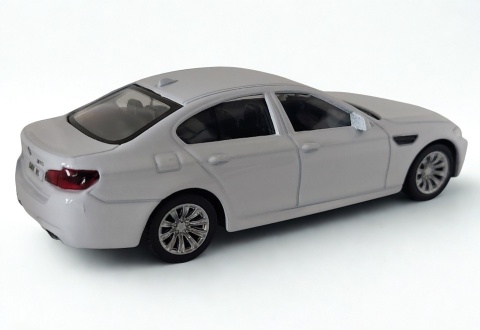BMW M5 niebieski samochód Die-Cast 1:43 auto dla kolekcjonera i dziecka