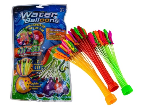 Balony Na Wodę Bomby Wodne Automat 111 sztuk w 60 sekund Zestaw