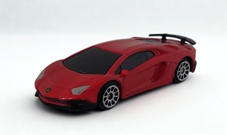 Lamborghini Aventador SV Coupe Samochód resorak Die-Cast 1:64 red