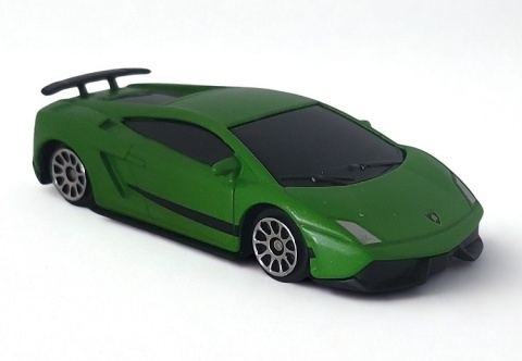 Lamborghini Gallardo LP-570-4 Superleggera Samochód resorak 1:64 zielony