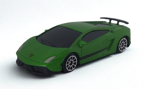 Lamborghini Gallardo LP-570-4 Superleggera Samochód resorak 1:64 zielony