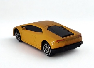 Lamborghini Huracan Coupe Samochód resorak Die-Cast 1:64 żółty