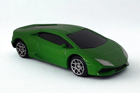 Lamborghini Huracan Coupe Samochód resorak Die-Cast 1:64 zielony