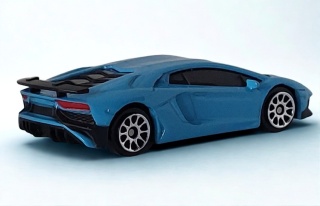 Lamborghini Aventador SV Coupe Samochód resorak Die-Cast 1:64 blue