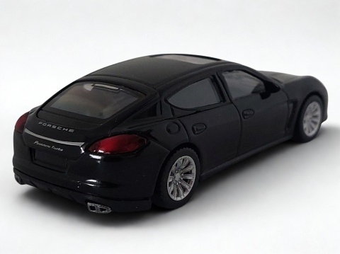 Porsche Panamera Turbo czarny Samochód Die-Cast 1:43 RMZ
