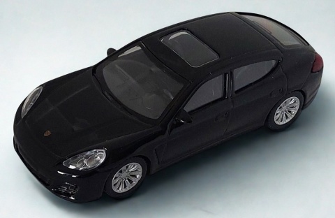 Porsche Panamera Turbo czarny Samochód Die-Cast 1:43 RMZ