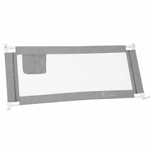 Barierka do łóżka ochronna zabezpieczenie blokada osłona 200cm szara