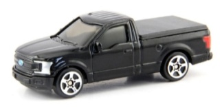 Ford F-150 samochód resorak Die-Cast 1:64 niebieski