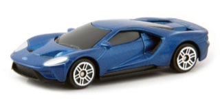 Ford GT samochód resorak Die-Cast 1:64 niebieski