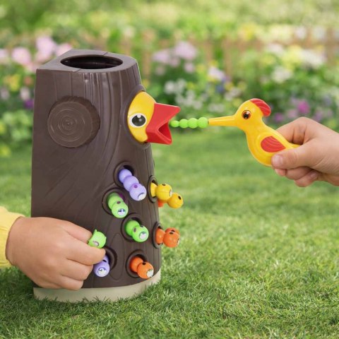 Gra magnetyczna zręcznościowa nakarm ptaszka złap robaczka