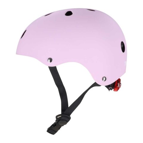 Kask rowerowy dla dziecka Trike Fix dziecięcy regulowany LED M 55-58cm fioletowy