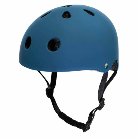 Kask rowerowy dla dziecka Trike Fix dziecięcy regulowany LED M 55-58cm granatowy