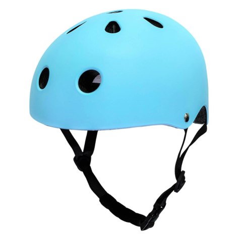 Kask rowerowy dla dziecka Trike Fix dziecięcy regulowany LED M 55-58cm niebieski