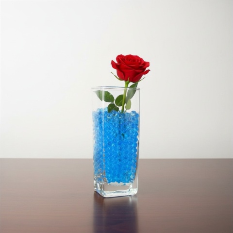 Kulki hydrożelowe do kwiatów niebieskie 250g 50000 szt 7-8 mm