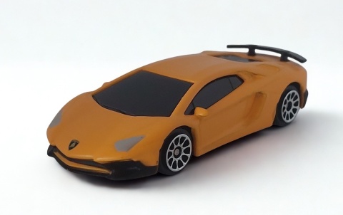 Lamborghini Aventador SV Coupe Samochód resorak Die-Cast 1:64 yellow