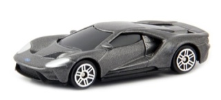Ford GT grafitowy samochód resorak Die-Cast 1:64
