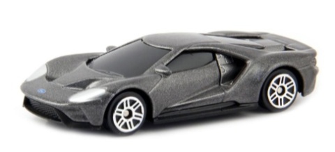 Ford GT grafitowy samochód resorak Die-Cast 1:64