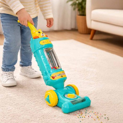 Odkurzacz dla dzieci pionowy interaktywny z dźwiękiem 46cm