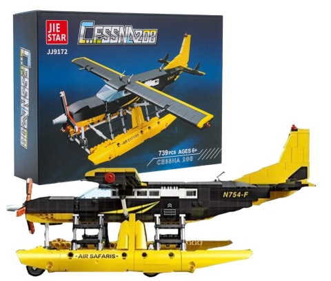 Klocki konstrukcyjne Samolot Cessna 739 el. model do składania