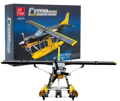 Klocki konstrukcyjne Samolot Cessna 739 el. model do składania