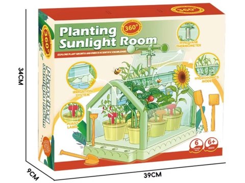 Szklarnia Dla Dzieci Mini Ogród Ogródek Plantacja + Akcesoria