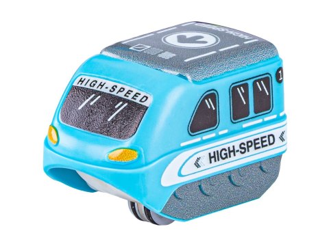 Tor Magnetyczny Zjazd samochodowy Kolejka Zjeżdżalnia Pociąg Klocki Konstrukcyjne 54 el.