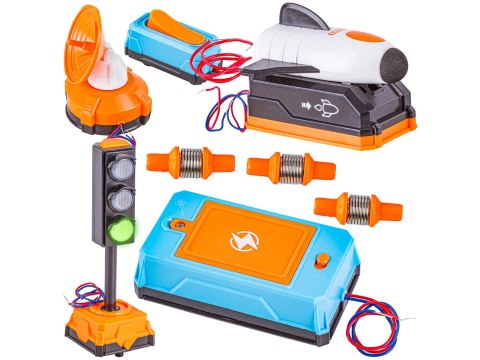 Zestaw Do Eksperymentów Naukowych Sygnalizacja Świetlna Rakieta Zabawka Naukowa Eksperyment Obwód Elektroniczny