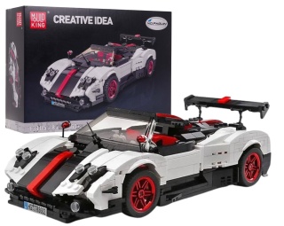 Klocki auto sportowe Mould King Zestaw Klocków 960el.Białe