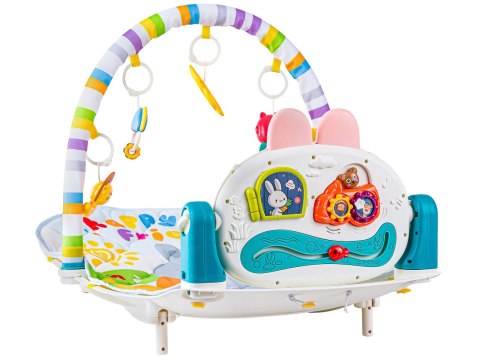 Leżaczek Bujaczek Mata edukacyjna dla dzieci Interaktywna Pianinko Grzechotki Projektor