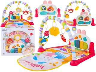 Mata edukacyjna dla dzieci 2w1 Interaktywna Pianinko Grzechotki Projektor
