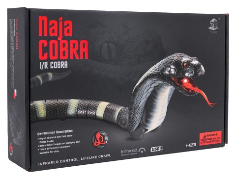 Wąż COBRA R/C Czarny