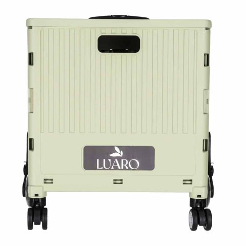 Wózek transportowy na zakupy LUARO składany 8 kółek pokrywka