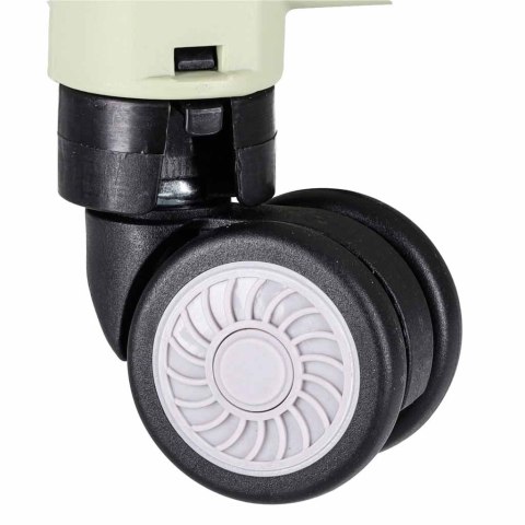 Wózek transportowy na zakupy LUARO składany 8 kółek pokrywka