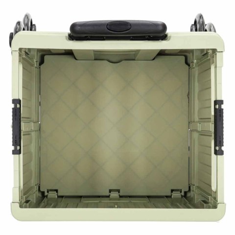 Wózek transportowy na zakupy LUARO składany 8 kółek pokrywka