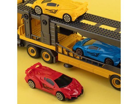 Ciężarówka do rozkręcania i skręcania Laweta Transporter + Samochody Auta