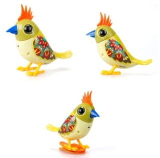 DigiBirds Interaktywny śpiewający ptaszek – śpiewa i reaguje na głos