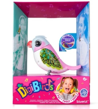 DigiBirds Interaktywny śpiewający ptaszek – śpiewa i reaguje na głos