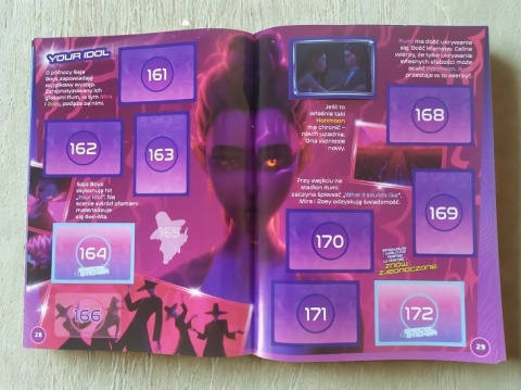 KPOP Demon Hunters Album Kolekcjonerski + Naklejki i Plakat