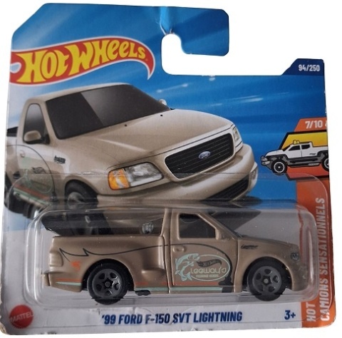 Ford F-150 Hot Wheels 99 Svt Lightning Hot Trucks Camions Sensationnels