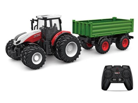 Ciągnik Z Przyczepą Duży Traktor Zdalnie Sterowany RC 1:24