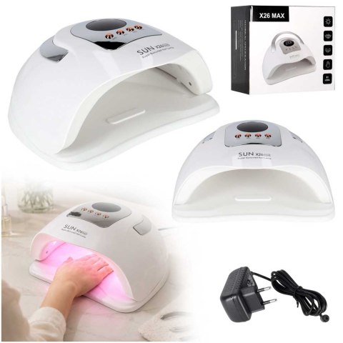Lampa do paznokci Sun X26 UV 81 LED 380W manicure hybrydy żele