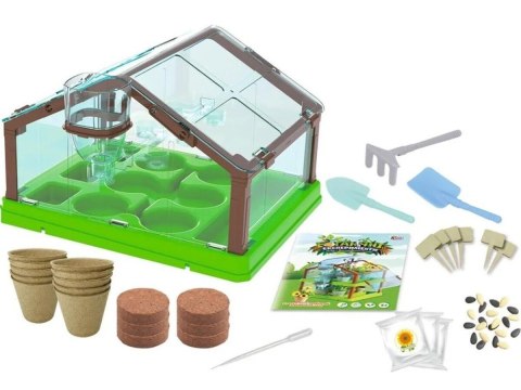 Szklarnia Dla Dzieci Mini Ogród Ogródek Plantacja + Akcesoria